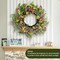 Spring Wreaths for Front Door, 18 Inches Summer Wreath with Black-Eyed Daisy Flowers, Artificial Tropical Wreaths for Porch Wall Window Decor, Farmhouse Floral Wreath for Home Decorations